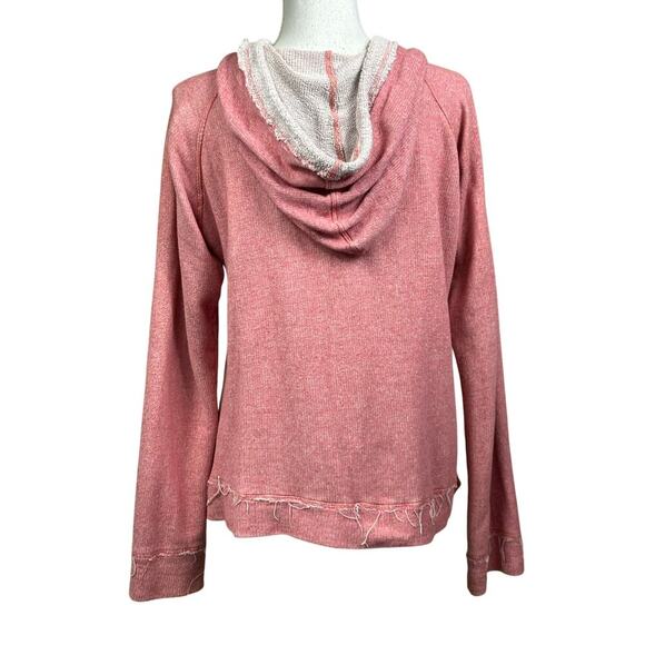 Johnny Was Pete&Greta zip hoodie, pink, boho casual, cozy chic, west coast styl - Picture 3 of 7